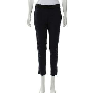 Vince navy blue mid-rise tuxedo skinny pants